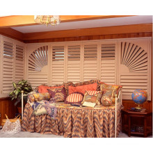 89mm 114mm Real Basswood Shutters Quality Shutters (SGD-S-5956)